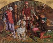 威廉 霍尔曼 亨特 : Valentine rescuing Sylvia from Proteus